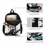 Angus Young Guitarist School Bag for Teenage Girls