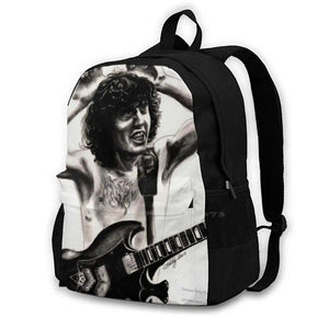 Angus Young Guitarist School Bag for Teenage Girls