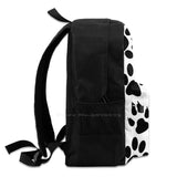 Puppy Paw Prints Backpack Doodles Abstract Texture