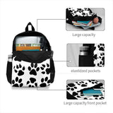 Puppy Paw Prints Backpack Doodles Abstract Texture