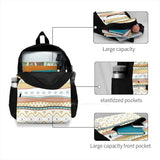 Folk Indian Women Men Teens Laptop School Bags