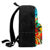 Dragon Travel Laptop Backpack Abstract Rainbow Butterfly