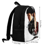 Exo Sehun Fanart Student Backpack Laptop Travel Bag