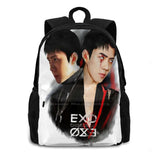 Exo Sehun Fanart Student Backpack Laptop Travel Bag