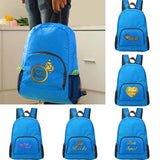 Packable Backpack Foldable Outdoor Folding Backpack Bride Print Daypack Bag