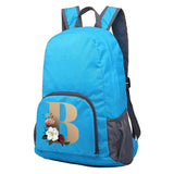 Foldable Backpack Women Ultralight Portable Daypack Letter Print