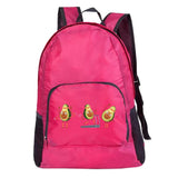 Avocado Print Portable Lightweight Outdoor Backpack