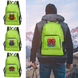 Foldable Travel Backpack Sport Bags Monster Print Outdoor Climbing Bag