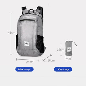 20L Lightweight Packable Backpack Foldable Outdoor Folding Backpacks