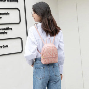 Women's Mini Backpack PU Leather Crossbody Bag Large Capacity Phone Purse