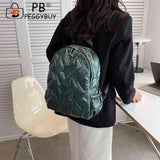 Quilted Shoulder Backpack for Women - Casual Daypack for Autumn Winter