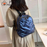 Quilted Shoulder Backpack for Women - Casual Daypack for Autumn Winter