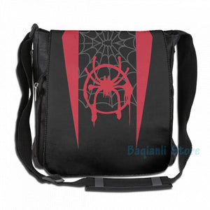 Miles Morales USB Charge Backpack School Travel Laptop Bag