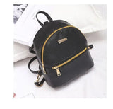 Mini Artificial Leather Women's Backpack Multi-function Shoulder Bag