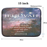 Funny Graphic Print Jehovah Psalm 8318 USB Charge Backpack