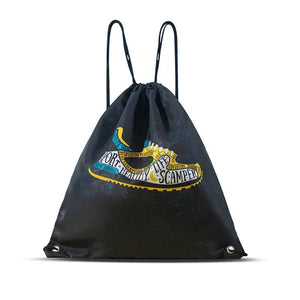 Waterproof Gym Bag Fitness Backpack Drawstring Pocket Hiking Camping