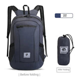 Portable Foldable Backpack Waterproof Lightweight Outdoor Pack Men Women