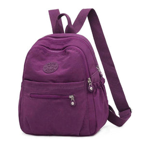 Women's Oxford Cloth Backpack Lightweight Student School Bag