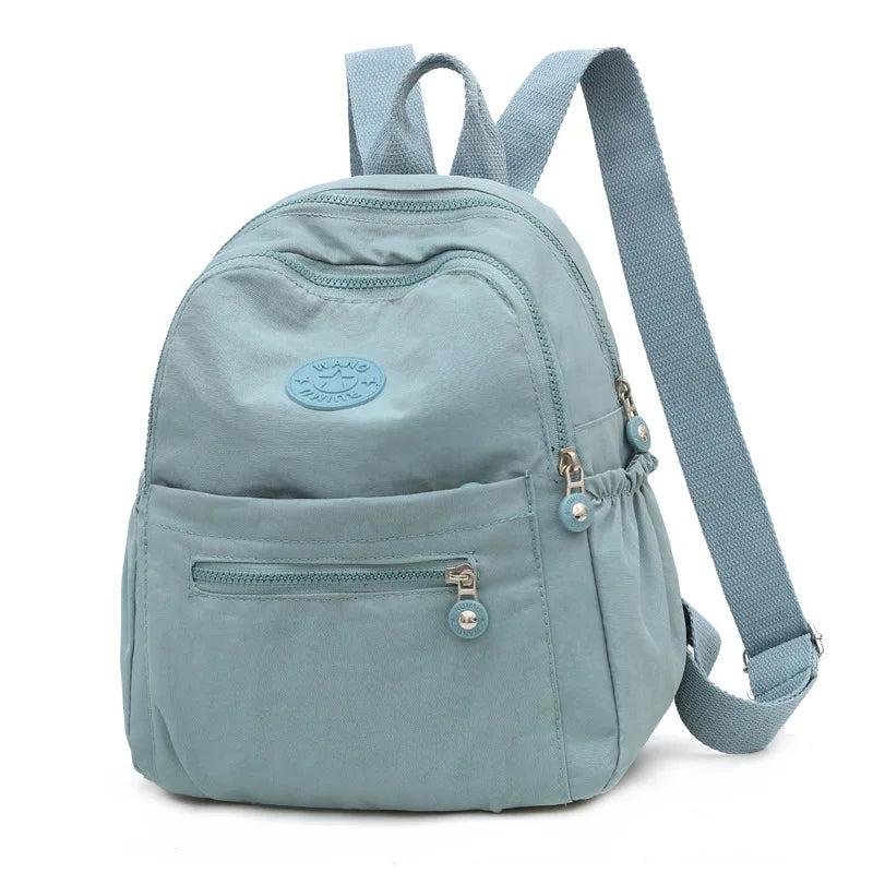 Women's Oxford Cloth Backpack Lightweight Student School Bag