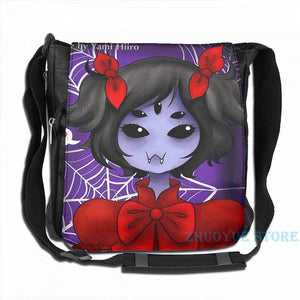 Funny Graphic Print Undertale - Muffet USB Charge Backpack