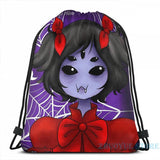 Funny Graphic Print Undertale - Muffet USB Charge Backpack