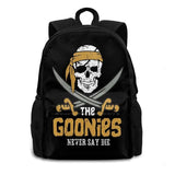 Blade Skull The Goonies Four Faces Christmas Ugly Travel Laptop Bagpack