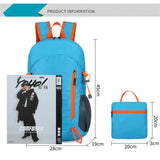 Portable Foldable Backpack 22L Ultralight Travel Hiking Daypack