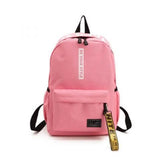 Large Capacity Campus Canvas Schoolbag Backpack