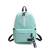 Large Capacity Campus Canvas Schoolbag Backpack
