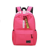 Large Capacity Campus Canvas Schoolbag Backpack