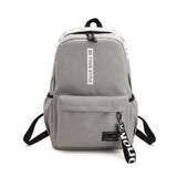 Large Capacity Campus Canvas Schoolbag Backpack