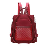 Casual Rhombus Backpack Large Capacity Schoolbag