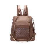 Casual Rhombus Backpack Large Capacity Schoolbag