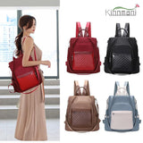 Casual Rhombus Backpack Large Capacity Schoolbag