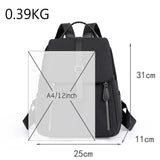 Women's Oxford Cloth Backpack School Bag