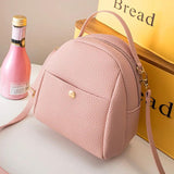 Lichee Leather Mini Backpack Crossbody Bag for Women