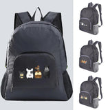 Portable Foldable Travel Hiking Daypack Cartoon Print Outdoor Pack