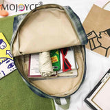 Plaid Backpack for Women Student Travel Sports