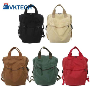 Retro Canvas Backpack Large Capacity Travel Student School Bag