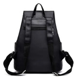 Waterproof Ladies Backpack PU Leather Shoulder Bag