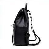 Waterproof Ladies Backpack PU Leather Shoulder Bag