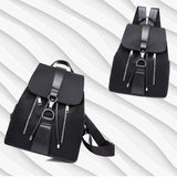 Waterproof Ladies Backpack PU Leather Shoulder Bag