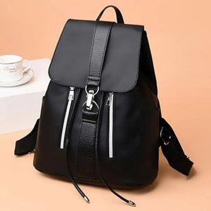 Waterproof Ladies Backpack PU Leather Shoulder Bag