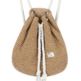 Summer Straw Bag Women Backpack Rucksack For Girls Mochila Beach Shoulder Bag