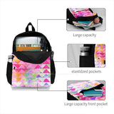 Paint Arrivals Satchel Schoolbag Bags Backpack Pink Purple E