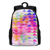 Paint Arrivals Satchel Schoolbag Bags Backpack Pink Purple E