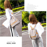 Women PU Leather Backpack Shoulder Bags Daypack Female Rucksack School bag