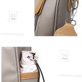 Women PU Leather Backpack Shoulder Bags Daypack Female Rucksack School bag