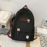 Teenager Girl Backpack Schoolbag Mochila Impermeable Canvas Bags