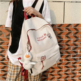 Teenager Girl Backpack Schoolbag Mochila Impermeable Canvas Bags